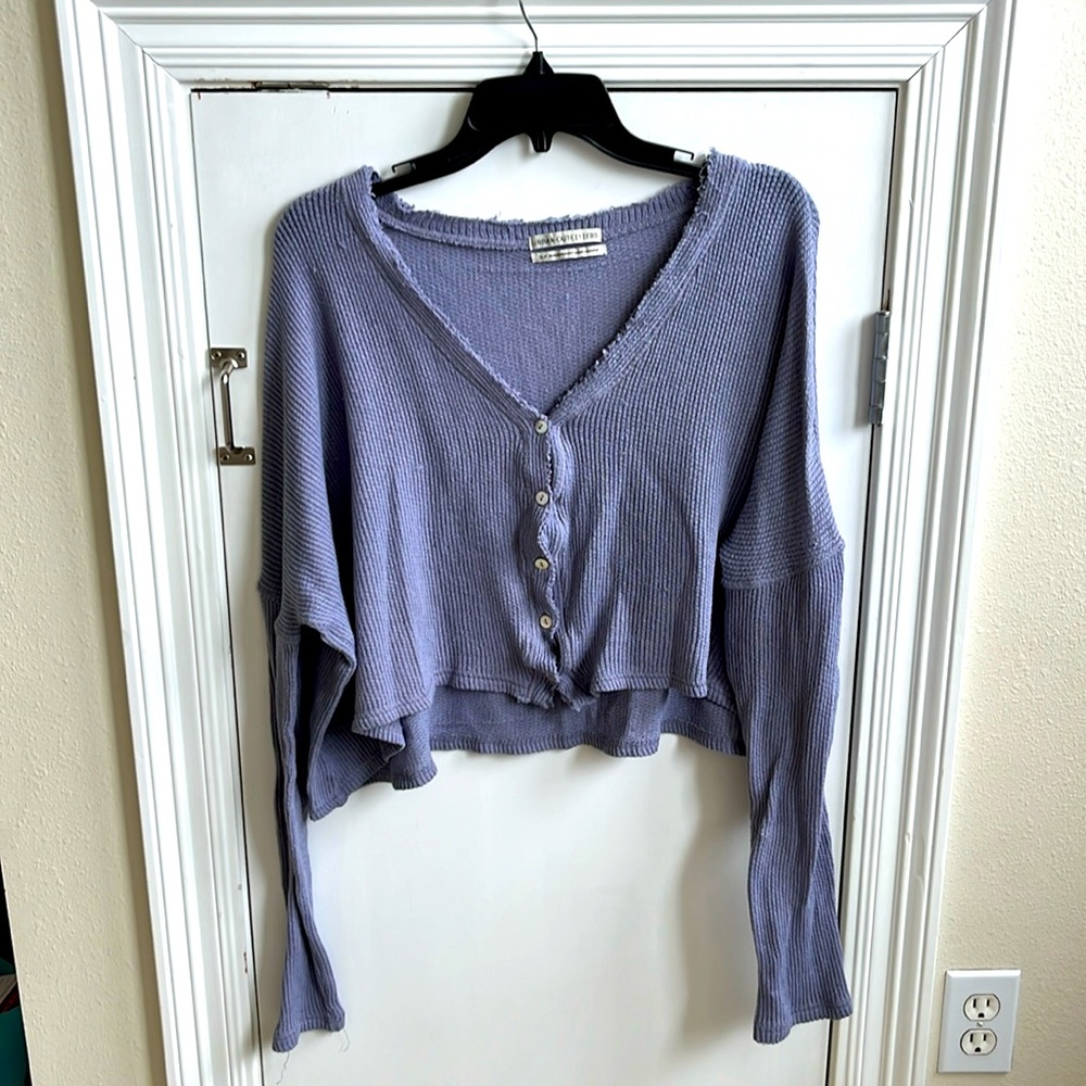 Urban Outfitters Periwinkle Sweater Top/Cardigan